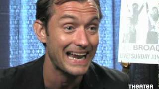 Interview with Jude Law Tony Award Nominee [upl. by Odeen397]