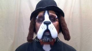 Foam Latex Lyonshel® Bulldog Face Prosthetic Mask [upl. by Neelram]