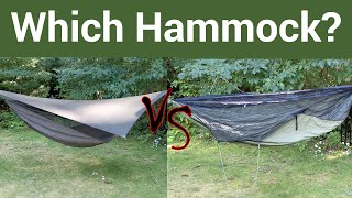 Warbonnet Blackbird vs Hennessy Ultralite Backpacker Asym Zip  Which is a better first hammock [upl. by Rehctaht]