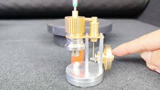 ENJOMOR Hot Air Ringbom Engine Stirling Engine Model Pocket Size [upl. by Larred]