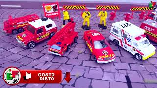 Caminhões de Bombeiros De Brinquedos a Verdadeiro Heroísmo 🔥🚒 Vídeo para crianças [upl. by Hurwitz]