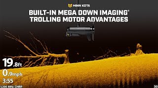 BuiltIn MEGA Down Imaging Trolling Motor Advantages  Minn Kota [upl. by Ruffin]