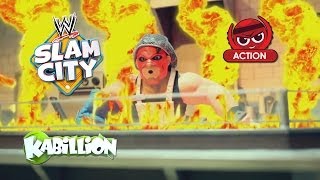 WWE Slam City  Cafeteria Chaos ft Kane amp Santino Marella [upl. by Aniuqaoj]