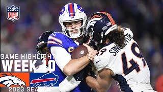 Denver Broncos vs Buffalo Bills  2023 Week 10 Game Highlights [upl. by Robbie242]