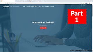 Introduction to iSchool E Learning Management System PHP MySQL Project Hindi [upl. by Nnylrahc36]