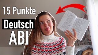 15 PUNKTE im DEUTSCH ABI  So gehts last Minute Abitur Tipps [upl. by Aloiv626]