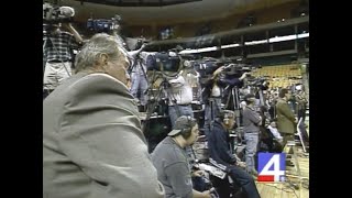 WBZ Archive Rick Pitino Introduced As Celtics Head Coach [upl. by Sal]