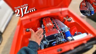 Crazy 2JZ sleeper build part 2 [upl. by Tabina]