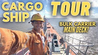 BULK CARRIER MAIN DECK  Seaman Vlog [upl. by Airotel166]