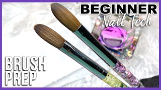 Episode 4  How To ACRYLIC BRUSH Prep amp Care ✨ You NEED to know this [upl. by Wenda]