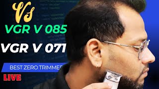 vgr v 071 trimmer vs vgr v 085 trimmer live review  best outliner trimmer [upl. by Olaznog81]