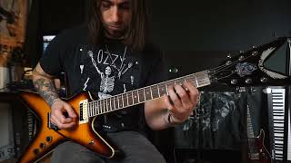 Pantera  FLOODS guitar solo cover [upl. by Mcnamee]