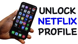 How to Unlock Your Profile on Netflix [upl. by Lilithe]