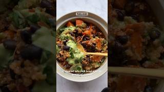 LOWCALORIE HIGHPROTEIN VEGAN tofu chili HAVE YOU GRATED TOFU YET You need to startMake this now [upl. by Marin874]