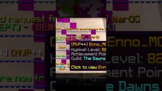 warOG 1 BEDWARS STARS on my FRIENDLIST minecraft hypixel [upl. by Ano]