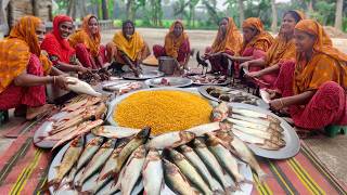 Fish Daal Gravy Recipe  Pulse amp Carp Fish Mixed Curry  Food for Village People [upl. by Koziel]