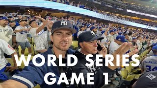 2024 WORLD SERIES GAME 1 AT DODGER STADIUM [upl. by Ahsitniuq]