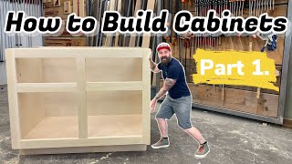 Build Cabinets The Easy Way  How to Build Cabinets [upl. by Aseek]