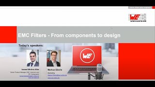 Würth Elektronik Webinar EMC Filters – From component to design [upl. by Abehsat]