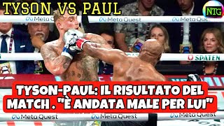 Tyson vs Paul Colpi di Scena e Emozioni Incredibili sul Ring ECCO CHI HA VINTO [upl. by Ahsita]