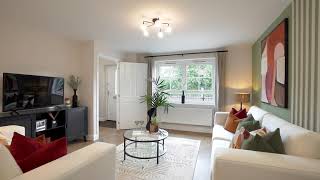 Barratt Homes Mewstone 3 bedroom show home [upl. by Wanfried896]