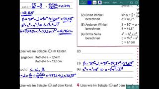 Erklärfilm Berechnung Seiten und Winkel im rechtwinkligen Dreieck [upl. by Arne297]