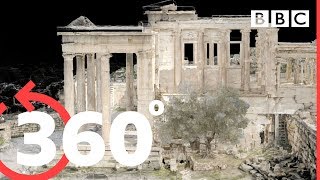 360° Explore the ancient Acropolis in Athens  BBC [upl. by Barcellona]