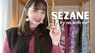 SÉZANE WINTER COLLECTION TRY ON HAUL amp REVIEW  UK 12  US 8 [upl. by Yentrok]