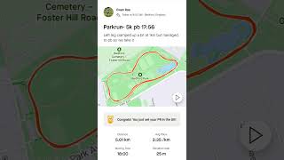 Parkrun pb this morning 1756 [upl. by Hayidan]