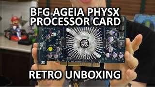 BFG Ageia PhysX Processor Card  Retro Unboxing [upl. by Aivartal51]