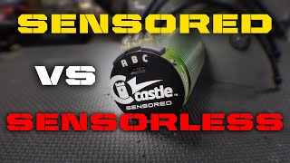 Sensored Vs Sensorless Brushless Motors  The Difference In Action [upl. by Caldera]