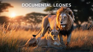 🦁 Leones Documental En Español  Inglés León Con leona en celo Lion documentary 🦁👑 [upl. by Dahle167]