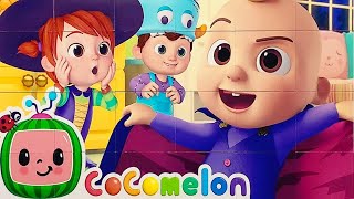 Halloween Dress Up with Vampire JJ  CoComelon  Puzzle for kids and for fun  Puzzle Lovers [upl. by Devora534]