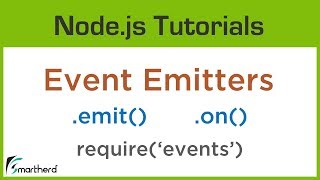 Nodejs Event Emitters requireevents and use EventEmitter to emit and catch event [upl. by Gran]