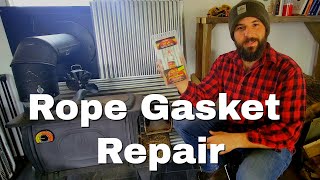 Step By Step Guide To Replace Your Wood Stove Rope Gasket [upl. by Shorter]