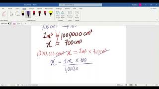 How to Convert Volume Units  Cm3 to m3 and m3 to Cm3 [upl. by Enirual998]