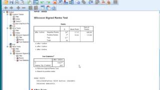 SPSS  Wilcoxon signed rank test via Legacy dialogs [upl. by Raine]