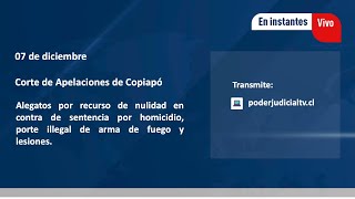 Alegatos por recurso de nulidad en contra de sentencia por homicidio entre otros delitos [upl. by Acira]