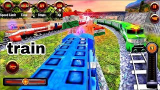 Train Racing Games 3D 2 Player New TrainUnlock  Railway Station Train Kings  AndroidGamePlay [upl. by Redvers]