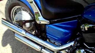 Yamaha VStar 650 Vance and Hines Cruiser Exhaust [upl. by Lyrret]