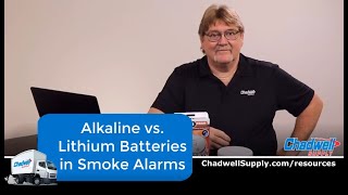 Alkaline versus Lithium Batteries in Smoke Alarms [upl. by Ahsik]