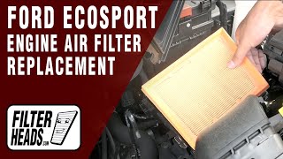 How to Replace Engine Air Filter 2020 Ford EcoSport 10L [upl. by Llenna776]