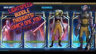 SWGOH Lightspeed Bundles are here Which ones you getting My thoughts on the Phoenix Bundle [upl. by Ardys219]