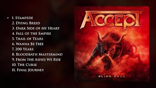 ACCEPT  Blind Rage OFFICIAL FULL ALBUM STREAM [upl. by Oj526]