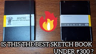 MY NEW BRUSTRO SKETCHBOOK IN A5 SIZE [upl. by Lleznol]