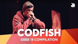 CODFISH  Grand Beatbox Battle Champion 2018 Compilation [upl. by Nyvrem]