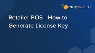 Retailer POS – How to Generate License Key [upl. by Freda]