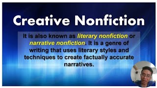 Conventions and Forms  Creative Nonfiction [upl. by Niroc]