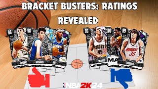 Bracket Busters Card Ratings Revealed  Rating Best to Worse  NBA 2K24 MyTeam [upl. by Milinda499]