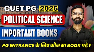 Important Books for Political science  CUET PG 2025  MA Political Science Important books for Exam [upl. by Aticnemrac]